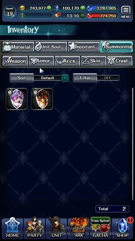 Last Cloudia Accounts Endgame GLOBAL|Rank 19|100k Crystal|Collab BraveFrontier (G Tilith,FG Vargas)+Top Tier(Telestio,G 12