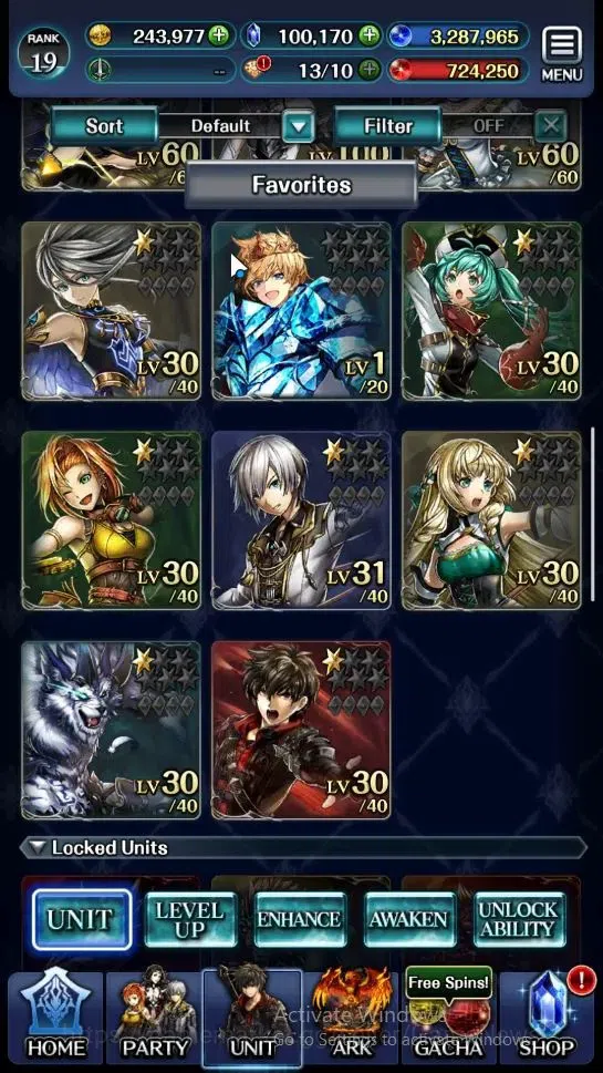 Last Cloudia Accounts Endgame GLOBAL|Rank 19|100k Crystal|Collab BraveFrontier (G Tilith,FG Vargas)+Top Tier(Telestio,G 2