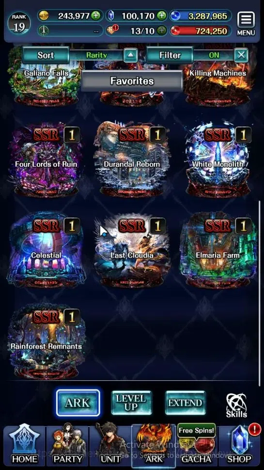 Last Cloudia Accounts Endgame GLOBAL|Rank 19|100k Crystal|Collab BraveFrontier (G Tilith,FG Vargas)+Top Tier(Telestio,G 4