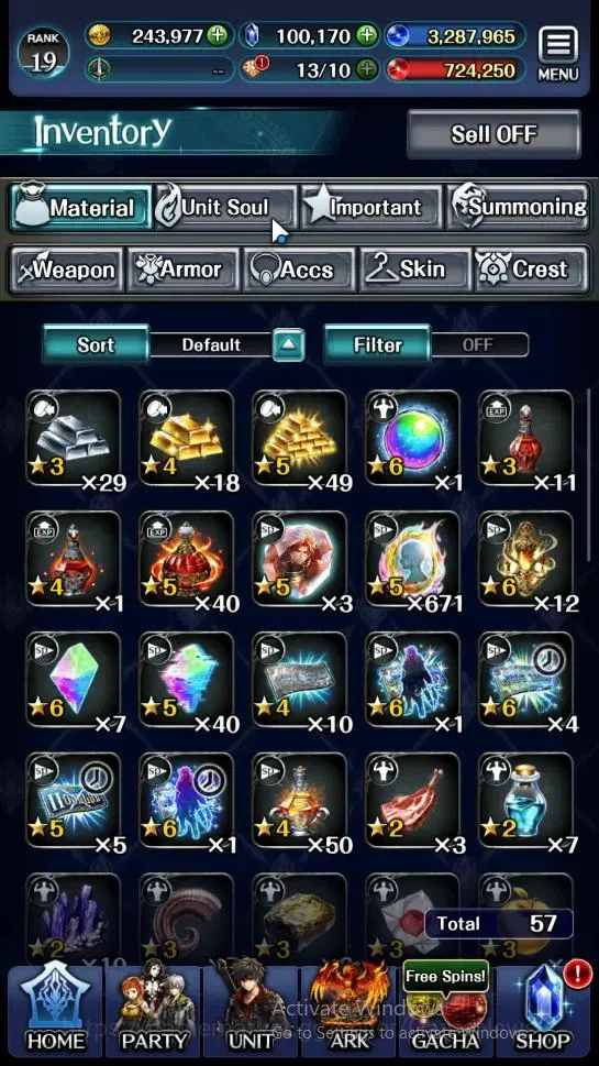 Last Cloudia Accounts Endgame GLOBAL|Rank 19|100k Crystal|Collab BraveFrontier (G Tilith,FG Vargas)+Top Tier(Telestio,G 9