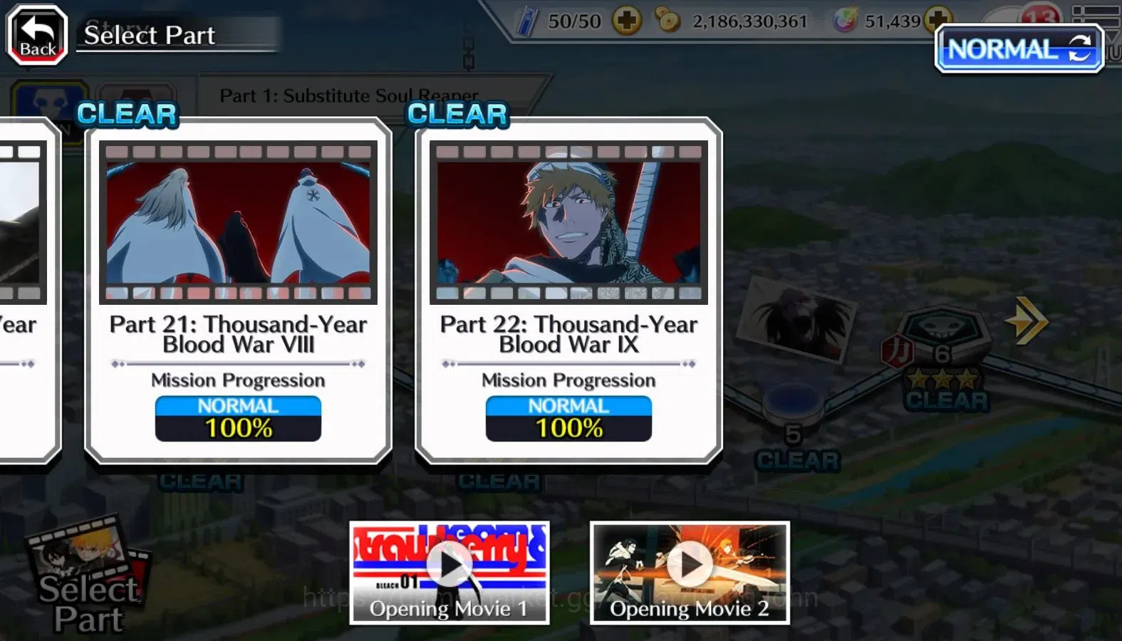 Bleach: Brave Souls Accounts Global | 51K Orb+Story Normal Clear|918 Max Lv Cha image 13