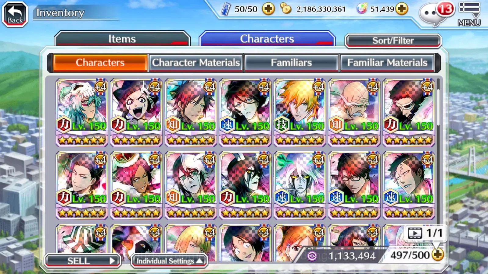 Bleach: Brave Souls Accounts Global | 51K Orb+Story Normal Clear|918 Max Lv Cha image 5