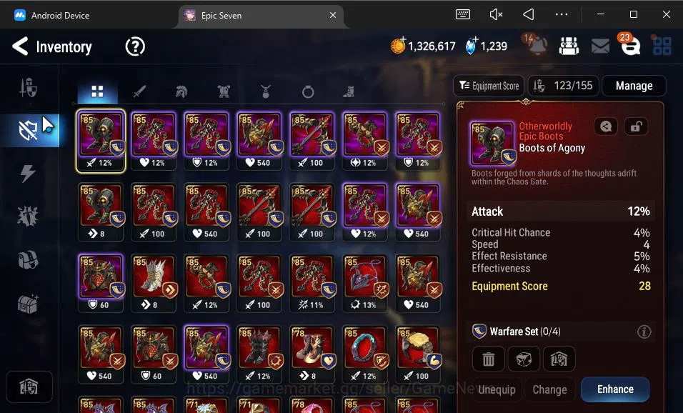 Epic Seven Accounts GLOBAL Unverif|12 ML(Salome,BArunka,LOTScales,Ruel image 12