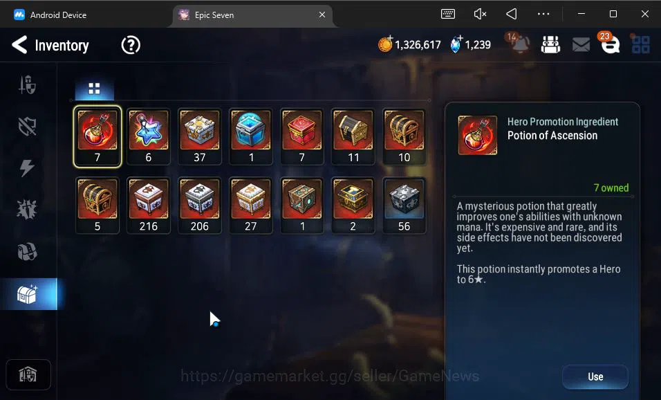 Epic Seven Accounts GLOBAL Unverif|12 ML(Salome,BArunka,LOTScales,Ruel image 8
