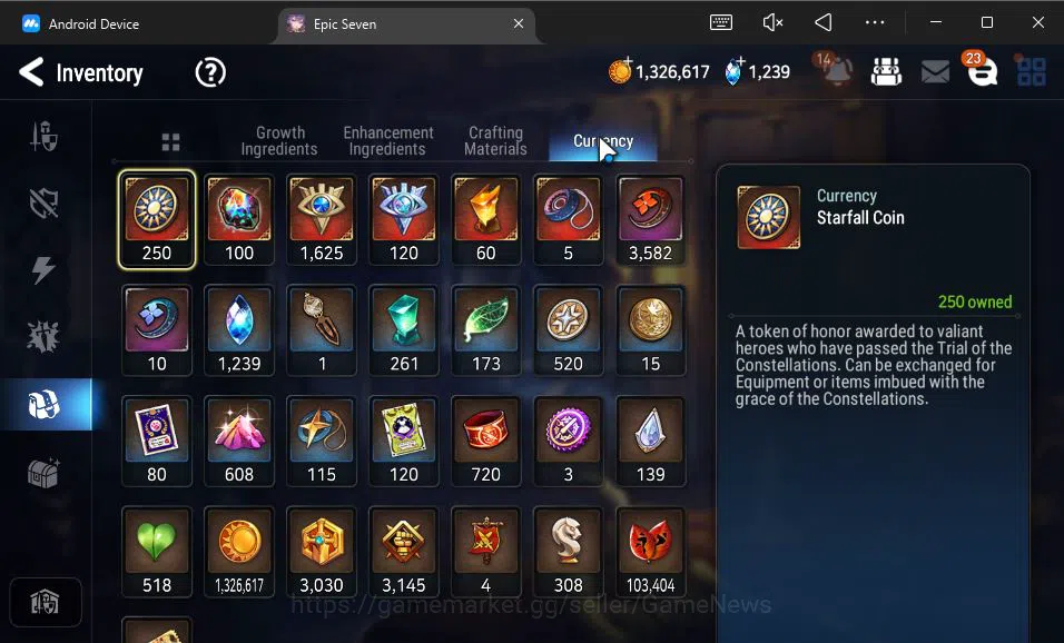 Epic Seven Accounts GLOBAL Unverif|12 ML(Salome,BArunka,LOTScales,Ruel image 9