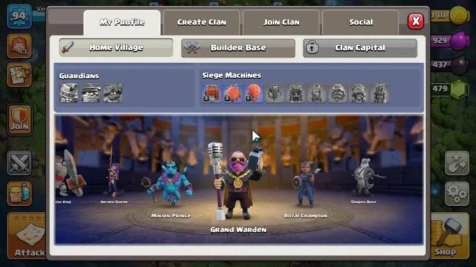Clash of Clans Accounts LV 94 | TH 13-BH 6 | HH 7 | BK 51,AQ 51,GW 31,MP 3 image 5