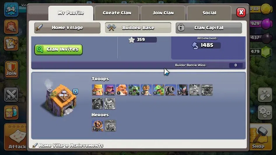 Clash of Clans Accounts LV 94 | TH 13-BH 6 | HH 7 | BK 51,AQ 51,GW 31,MP 3 image 6