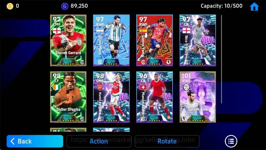 eFootball Accounts Mobile|PW 3145|Sasuke Gareth Bale,Steven Gerrard E image 3