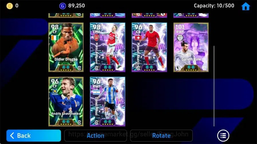 eFootball Accounts Mobile|PW 3145|Sasuke Gareth Bale,Steven Gerrard E image 4