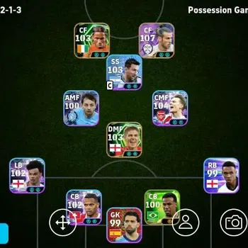 eFootball Legends & Iconic Players Mobile|PW 3145|Sasuke Gareth Bale,Steven Gerrard E image 1