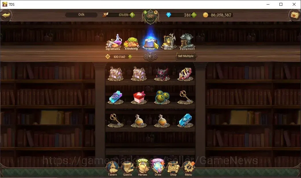 The Seven Deadly Sins: Grand Cross Accounts Global|1,8M CC|130 LS 281 DM|2 LR+8 UR|Brunhild,El image 15