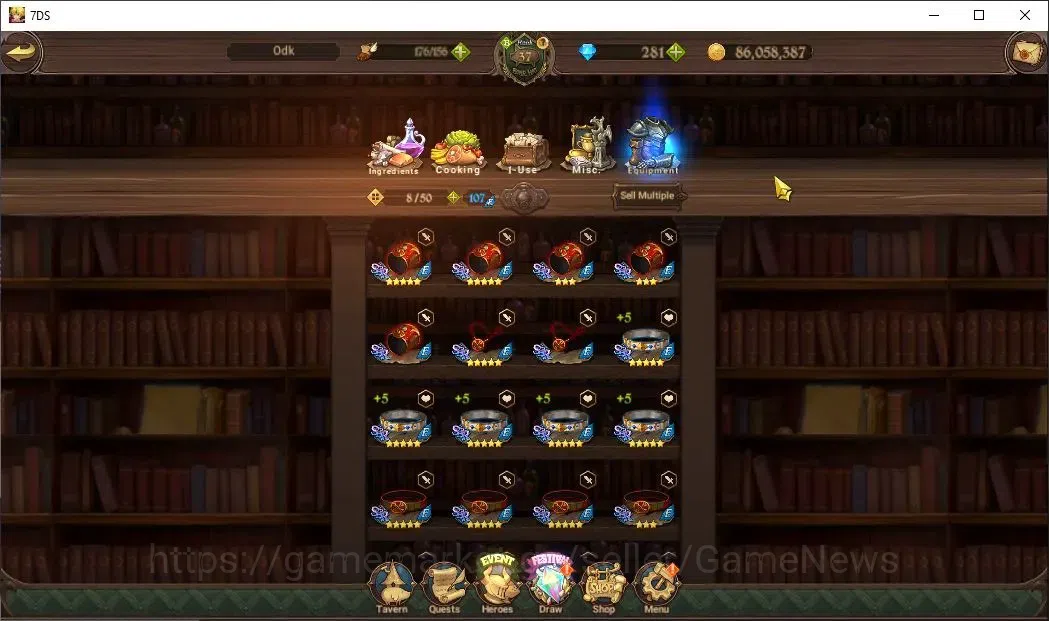 The Seven Deadly Sins: Grand Cross Accounts Global|1,8M CC|130 LS 281 DM|2 LR+8 UR|Brunhild,El image 17