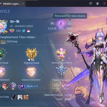Mobile Legends: Bang Bang Accounts Collector Global|404S|Exalted|LEGEND Freya,TA Ruby Vexana,11.11 Gusion,PRIME