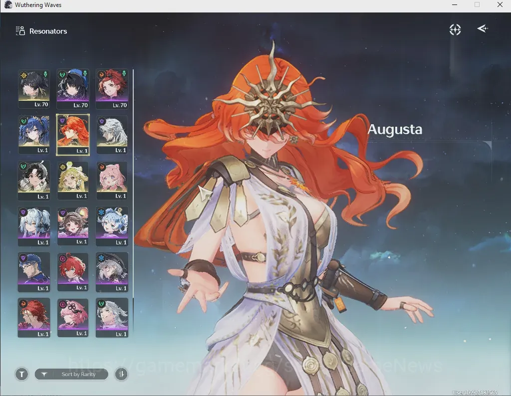 Wuthering Waves Accounts Starter SEA|UL 48|2 Limited|(Augusta RC2)+Sign & Iuno + 4 Standard Calcharo,Verina Etc|DB Lvl 1