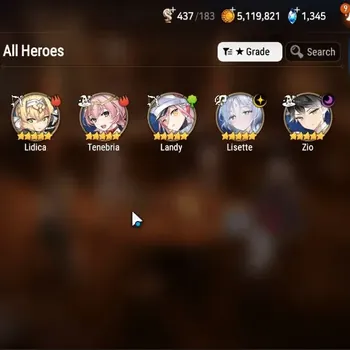 Epic Seven Accounts Starter Global|Unverif|Fresh Starter 2 ML(Lisette,Zio)|PoH+Bless ON|MoR 8|Theater Untouch|Stove(ES1128Z)