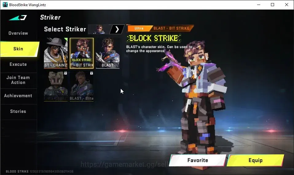 Blood Strike Accounts ASIA|6 ULTRA[HANK,2 BLAST,JET,UMP45,AR97]|Collab A image 5