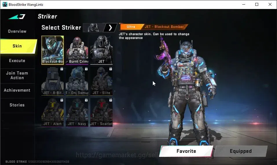 Blood Strike Accounts ASIA|6 ULTRA[HANK,2 BLAST,JET,UMP45,AR97]|Collab A image 8