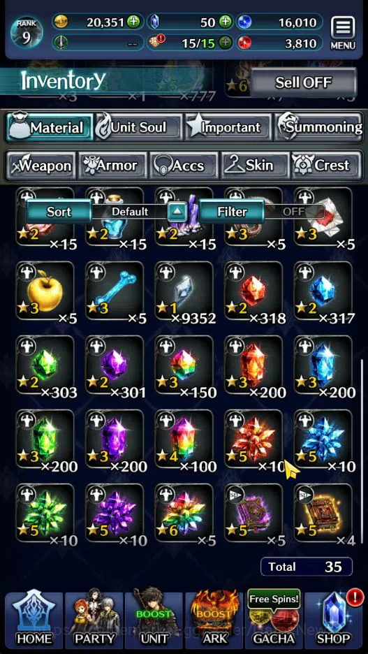 Last Cloudia Accounts GLOBAL|Rank 9|Top Tier Unit [Emperor Lonardo,Arkh  image 10