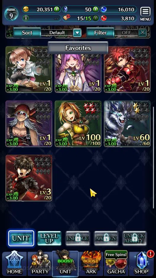 Last Cloudia Accounts GLOBAL|Rank 9|Top Tier Unit [Emperor Lonardo,Arkh  image 2