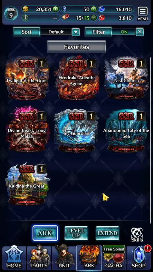 Last Cloudia Accounts GLOBAL|Rank 9|Top Tier Unit [Emperor Lonardo,Arkh  image 3