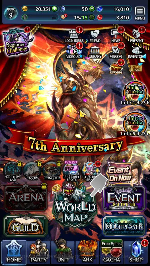 Last Cloudia Accounts GLOBAL|Rank 9|Top Tier Unit [Emperor Lonardo,Arkh  image 5