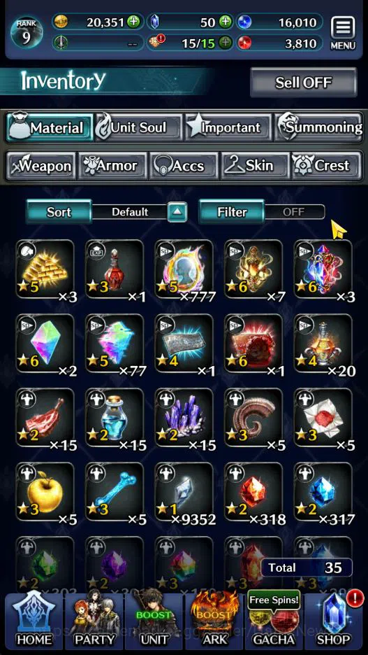 Last Cloudia Accounts GLOBAL|Rank 9|Top Tier Unit [Emperor Lonardo,Arkh  image 9
