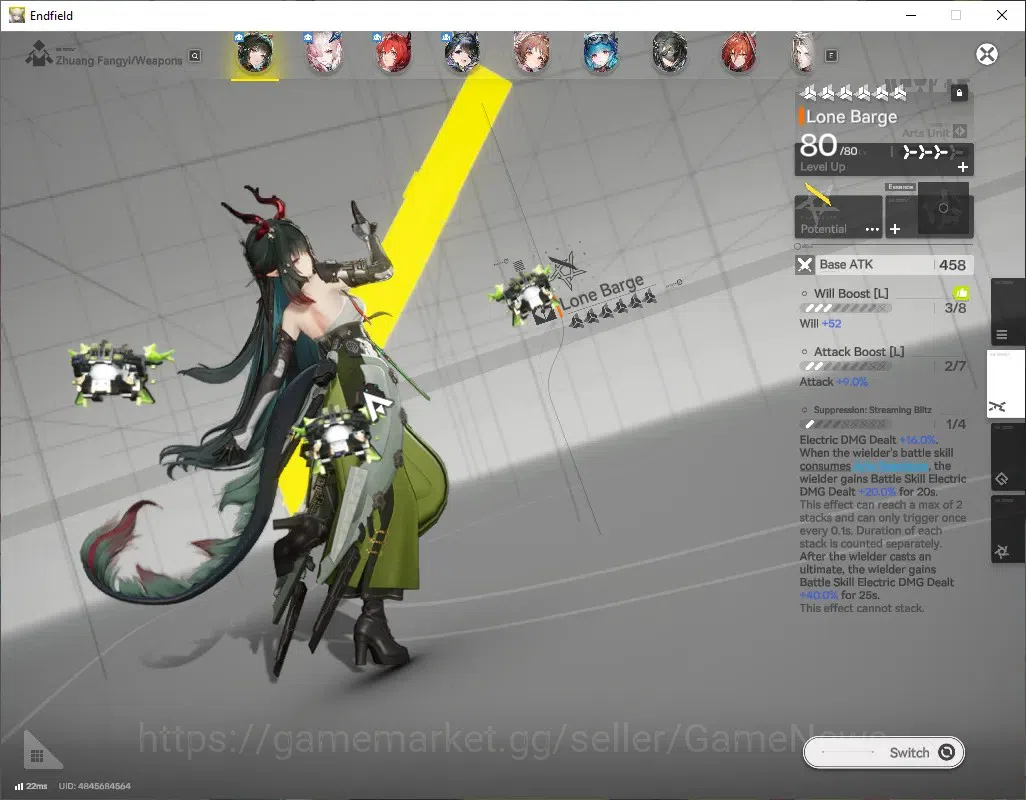 Arknights: Endfield Accounts ASIA|Lv47|8SSR(4Limit)+9(*6WEP)|Ori 26|Oro 1,9k|[M image 4