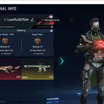 Blood Strike Accounts Collab Skin ASIA|1 ETERNAL Melee: Spear Lv2|1 AOT: M4A1|1 LEGENDARY Gun: M4A1|2 LEGENDARY
