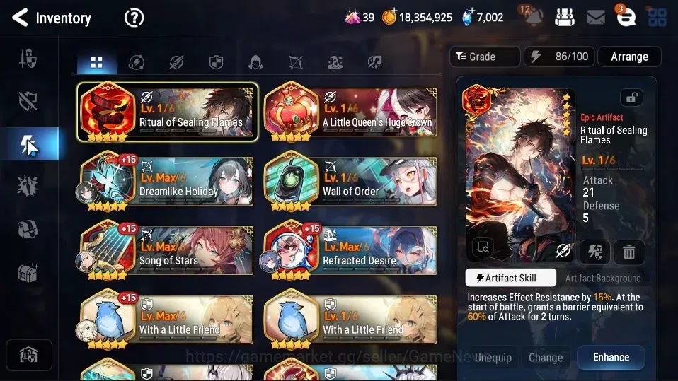 Epic Seven Accounts GLOBAL UnVerif|New Era|9 ML(Rhiana&Luciel,SP Polit image 20