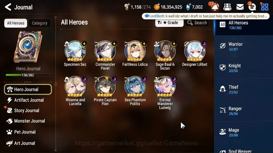 Epic Seven Accounts GLOBAL UnVerif|New Era|9 ML(Rhiana&Luciel,SP Polit image 5