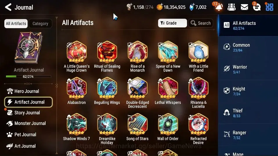 Epic Seven Accounts GLOBAL UnVerif|New Era|9 ML(Rhiana&Luciel,SP Polit image 8