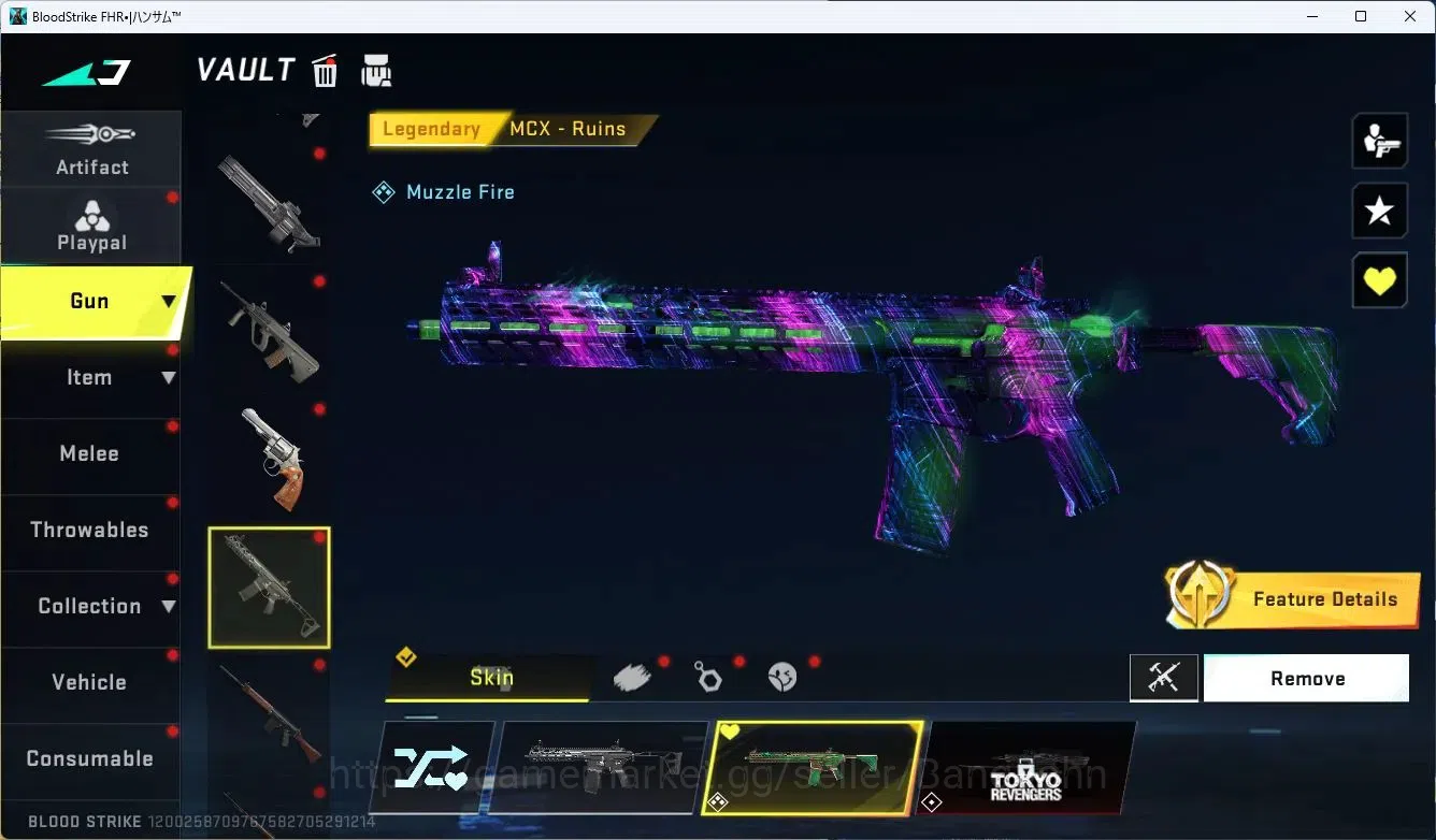 Blood Strike Accounts ASIA | Eternal Desert Eagle Scorpius  | 3 Legendar image 5