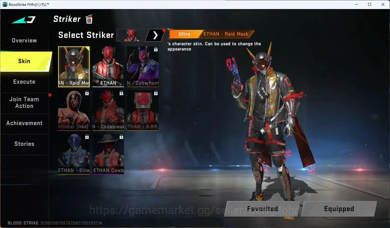 Blood Strike Accounts ASIA | Eternal Desert Eagle Scorpius  | 3 Legendar image 7