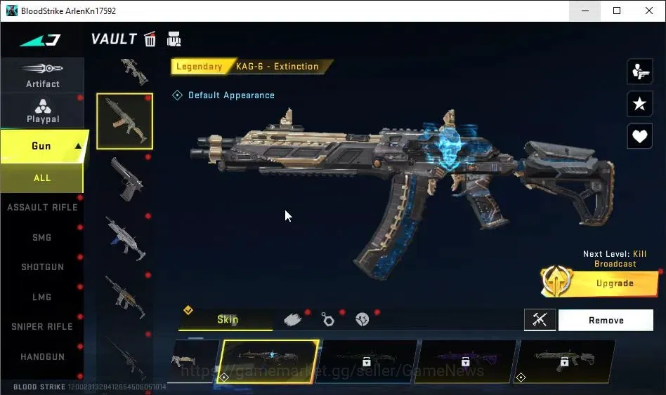 Blood Strike Accounts ASIA|Starter|Collab 7DS[M700-Elizabeth,AK47-Sacret image 10