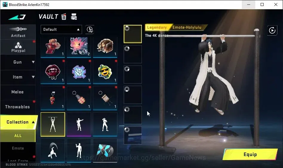 Blood Strike Accounts ASIA|Starter|Collab 7DS[M700-Elizabeth,AK47-Sacret image 19