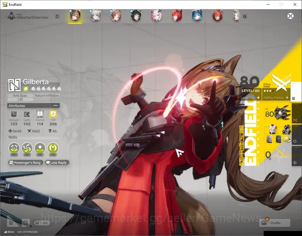 Arknights: Endfield Accounts ASIA|Lv 60|8 SSR (4 Limit) + 13 (*6 Wep)|Mi Fu,[Gi image 4