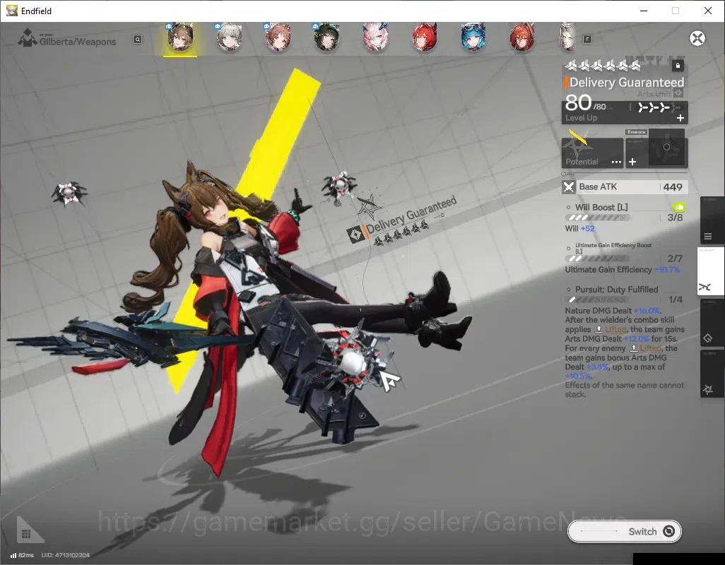 Arknights: Endfield Accounts ASIA|Lv 60|8 SSR (4 Limit) + 13 (*6 Wep)|Mi Fu,[Gi image 5