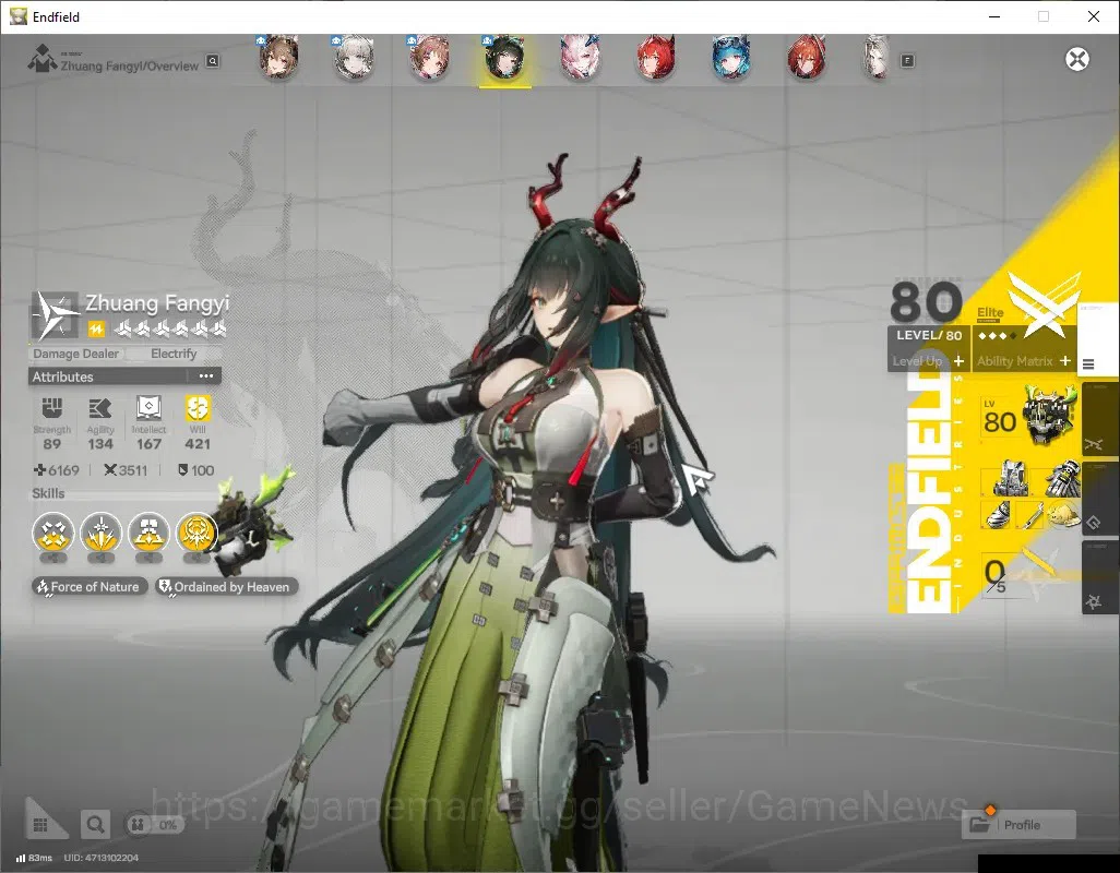 Arknights: Endfield Accounts ASIA|Lv 60|8 SSR (4 Limit) + 13 (*6 Wep)|Mi Fu,[Gi image 6