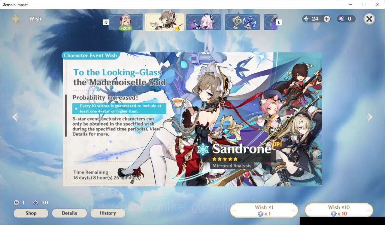 Genshin Impact Accounts Others ASIA|AR 50|3 Limited|Mavuika,Zibai,Yelan +3(5*Standard Character) +1(5* Sign Weapon)|Male 12