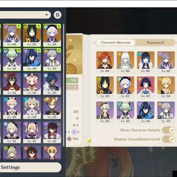 Genshin Impact Accounts Others ASIA|AR 50|3 Limited|Mavuika,Zibai,Yelan +3(5*Standard Character) +1(5* Sign Weapon)|Male