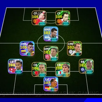 eFootball Accounts Legends & Iconic Players OP eFootball Account For Sale | Messi 103 + Legendary Players