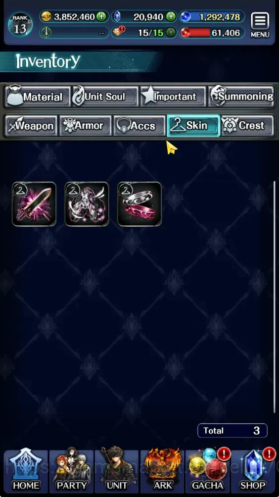 Last Cloudia Accounts Endgame GLOBAL|Rank 13|20K Crystal|Collab Full Brave Frontier|Top Tier Unit (Spirit Maiden Sera)|1 18