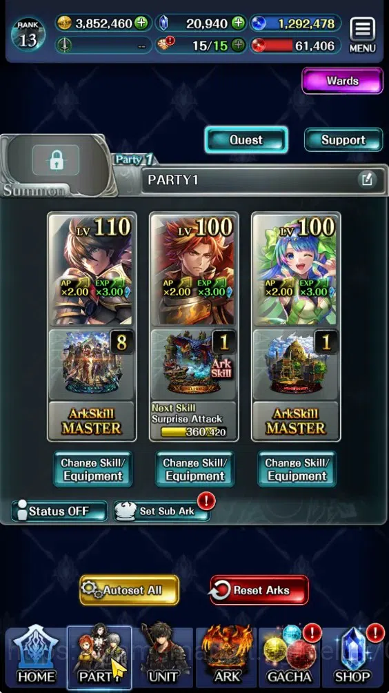 Last Cloudia Accounts Endgame GLOBAL|Rank 13|20K Crystal|Collab Full Brave Frontier|Top Tier Unit (Spirit Maiden Sera)|1 9