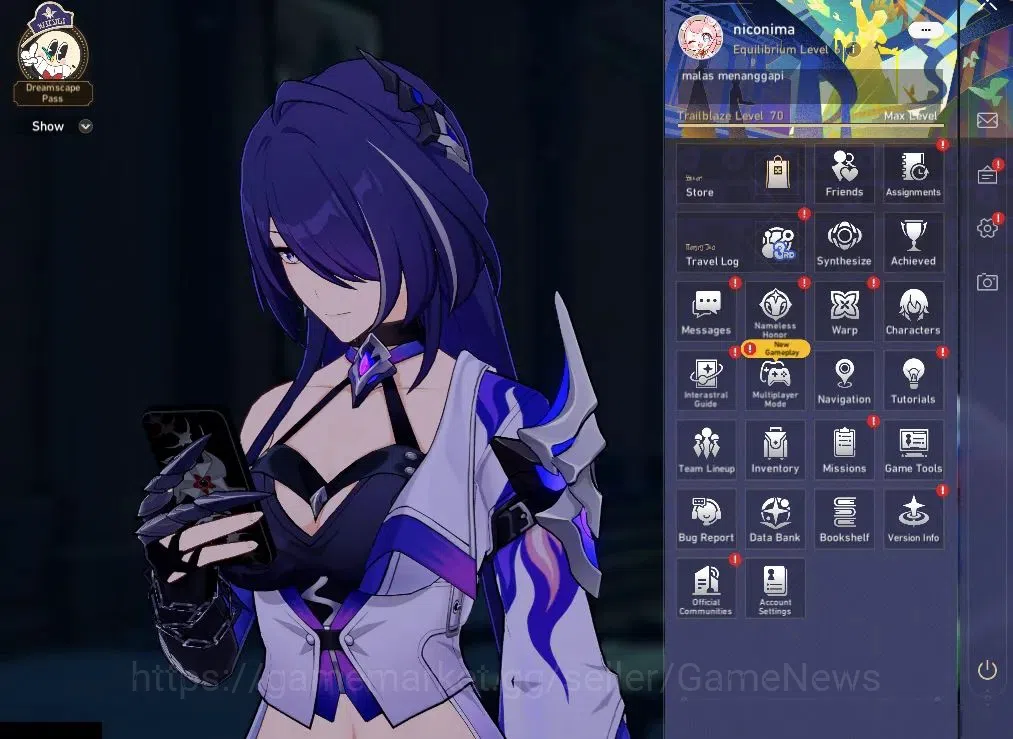 Honkai Star Rail Accounts Asia|TL 70|16 Limited|[Castorice,Botthill]+Sign,Hy image 2