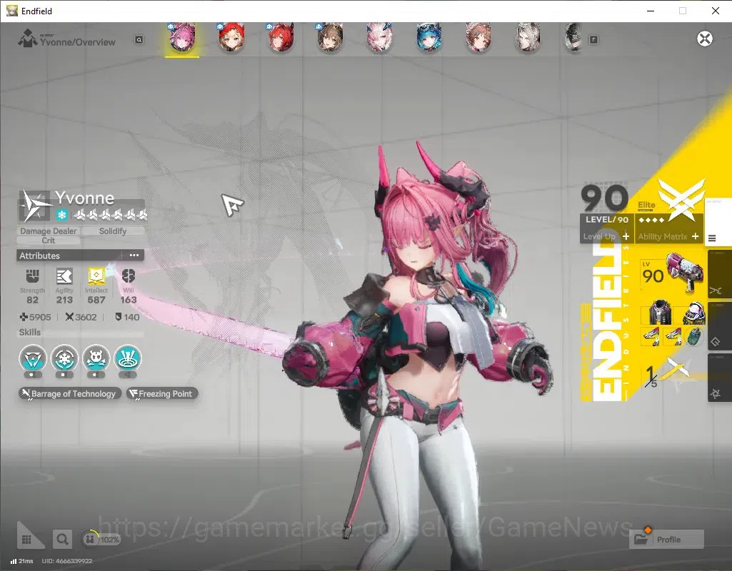 Arknights: Endfield Accounts ASIA|Lv 57|8 SSR (5 Limit)+14*6Weapon|[Laevatain,G image 3