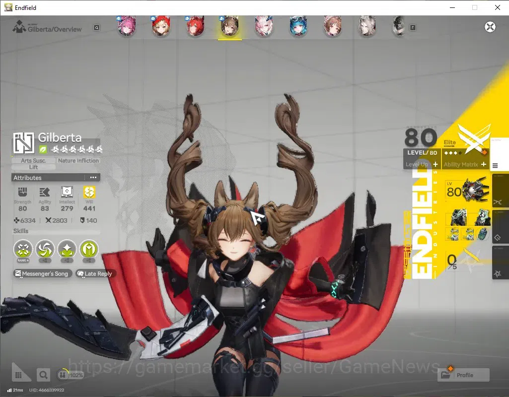 Arknights: Endfield Accounts ASIA|Lv 57|8 SSR (5 Limit)+14*6Weapon|[Laevatain,G image 6