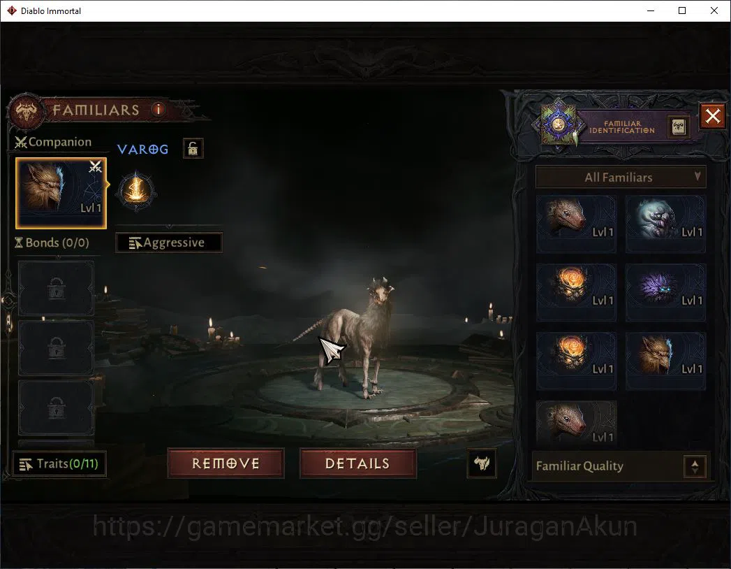 Diablo Immortal Accounts Mid-Tier SEA-Vasily |Lv60(396) Druid |32K CR|Reso 390|Inferno I |Paragon Meledictor|Hell Lv 11