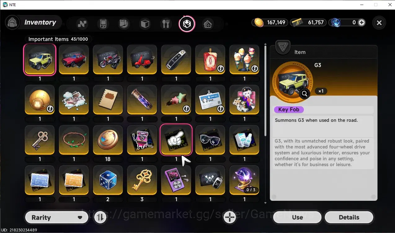 Neverness to Everness Accounts GLOBAL SEA|HL 47|TL 37|6 SSR 2 Limit[Hotori+Sign,N image 16