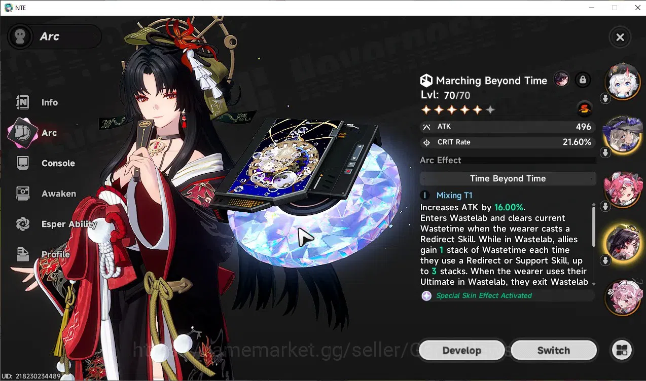 Neverness to Everness Accounts GLOBAL SEA|HL 47|TL 37|6 SSR 2 Limit[Hotori+Sign,N image 3