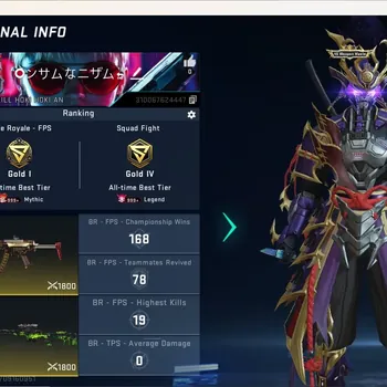 Blood Strike Accounts High-End ASIA|Ultra Melee:ButterflyKnife-Synthwave|4 Collab Gun [TR&AOT]|2 Limited Gun|7 Ultra